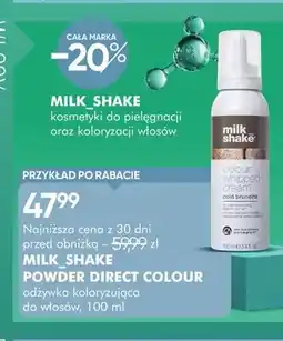 SuperPharm Odżywka koloryzująca do włosów Milk_Shake Powder Direct Colour oferta