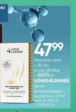 SuperPharm Serum przyspieszające wzrost brwi Long4Lashes oferta