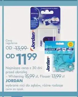 SuperPharm Nić dentystyczna Jordan Whitening oferta