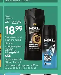 SuperPharm Żel pod prysznic Axe Dark Temptation oferta