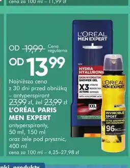 SuperPharm Antyperspirant w sprayu L'Oreal Paris Men Expert Hydra Hyaluronic oferta