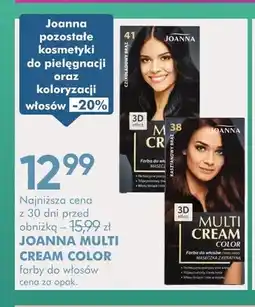 SuperPharm Farba do włosów Joanna Multi Cream Color 41 Czekoladowy Brąz oferta