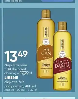SuperPharm Olejkowy żel pod prysznic Lirene Argan oferta