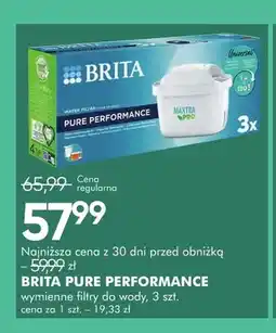 SuperPharm Wymienne filtry do wody Brita Pure Performance oferta