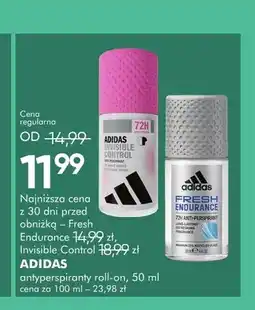 SuperPharm Antyperspirant roll-on Adidas Invisible Control oferta