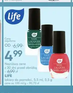 SuperPharm Lakier do paznokci Life oferta