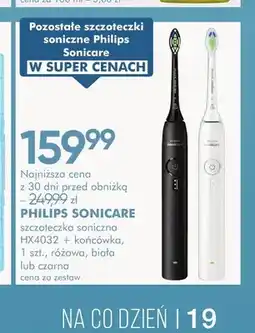 SuperPharm Szczoteczka soniczna Philips Sonicare HX4032 biała oferta