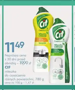 SuperPharm Mleczko do czyszczenia Cif Cleanboost Cream oferta