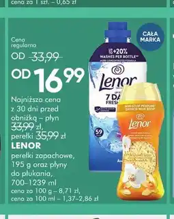 SuperPharm Perełki zapachowe Lenor oferta