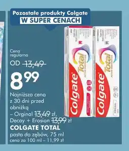 SuperPharm Pasta do zębów Colgate Total Original oferta