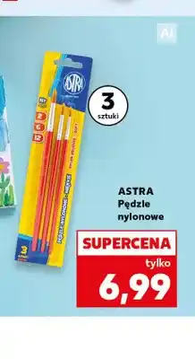 Kaufland Pędzle nylonowe Astra 3 sztuki oferta