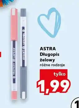 Kaufland Długopis żelowy Astra oferta