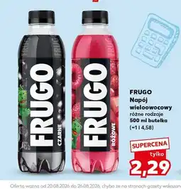 Kaufland Napój wieloowocowy Frugo Czarne oferta