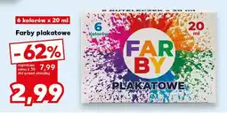 Kaufland Farby plakatowe 6-pak oferta
