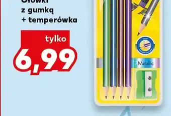 Kaufland Ołówki z gumką i temperówką Colorino oferta