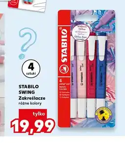 Kaufland Zakreślacze STABILO Swing 4-pak oferta
