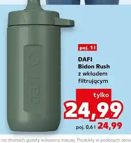 Kaufland Bidon Rush z wkładem filtrującym Dafi oferta