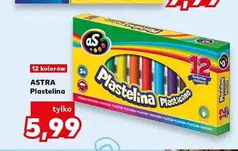 Kaufland Plastelina Astra 12 kolorów oferta