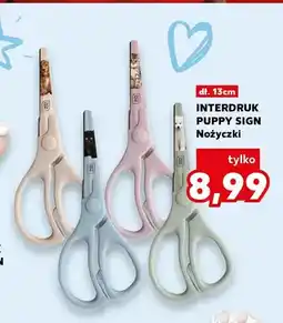 Kaufland Nożyczki Interdruk Puppy Sign oferta