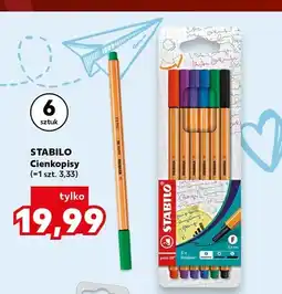 Kaufland Cienkopisy STABILO 6-pak oferta
