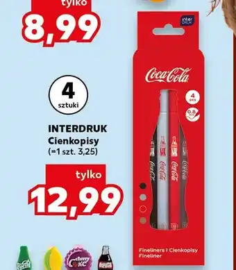 Kaufland Cienkopisy Interdruk 4-pak oferta
