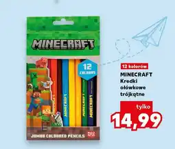 Kaufland Kredki ołówkowe trójkątne Minecraft oferta