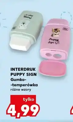 Kaufland Gumko-temperówka Interdruk Puppy Sign oferta