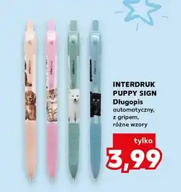 Kaufland Długopis automatyczny Interdruk Puppy Sign oferta