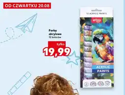 Kaufland Farby akrylowe Easy 12 kolorów oferta
