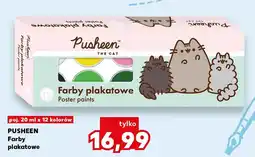 Kaufland Farby plakatowe Pusheen 12-pak oferta
