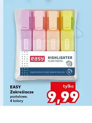 Kaufland Zakreślacze pastelowe Easy 4 kolory oferta