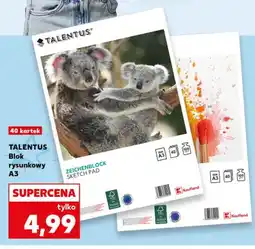 Kaufland Blok rysunkowy A3 Talentus 40 kartek oferta