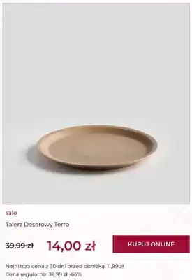 Talerz deserowy Terro home & you