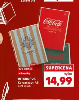 Kaufland Kołozeszyt A5 Soft touch Interdruk oferta