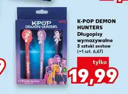 Kaufland Długopisy wymazywalne K-Pop Demon Hunters 3-pak oferta
