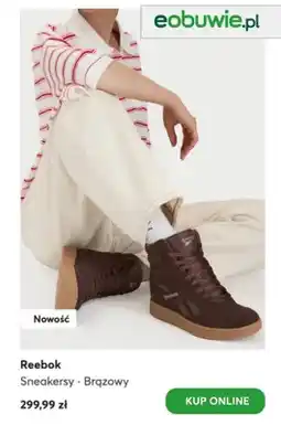 eobuwie Sneakersy Reebok brązowe oferta