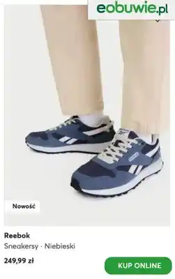 Sneakersy Reebok niebieskie