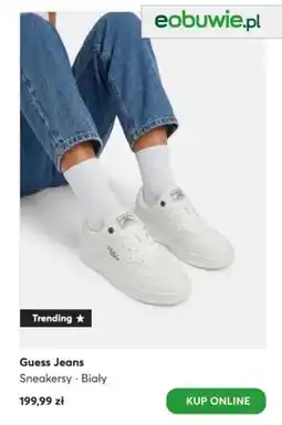 eobuwie Sneakersy Guess Jeans białe oferta