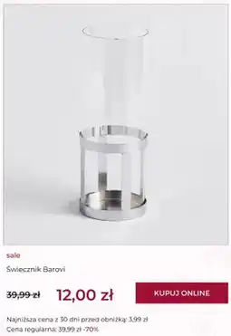 Home&You Świecznik Barovi home & you oferta