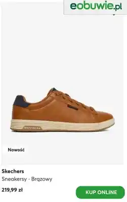 eobuwie Sneakersy Skechers brązowe oferta