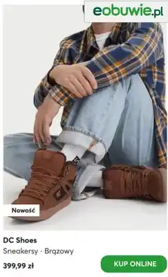 eobuwie Sneakersy DC Shoes brązowe oferta