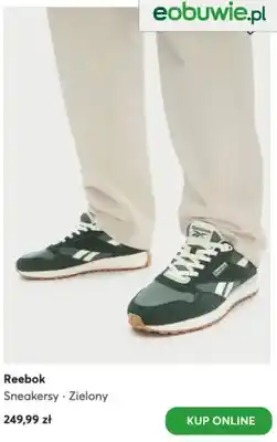 eobuwie Sneakersy Reebok zielone oferta