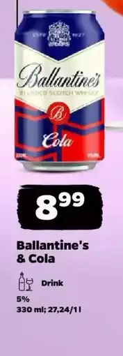 Netto Ballantine's Cola oferta