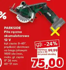 Kaufland PARKSIDE Piła ręczna akumulatorowa 12 V oferta