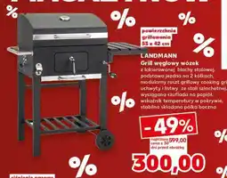 Kaufland LANDMANN Grill węglowy wózek oferta