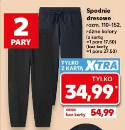 Kaufland Spodnie dresowe oferta