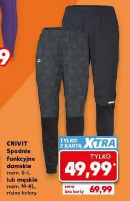 Kaufland CRIVIT Spodnie funkcyjne damskie rozm. S-L lub męskie rozm. M-XL, różne kolory oferta