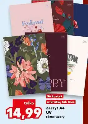 Kaufland Zeszyt A4 UV oferta