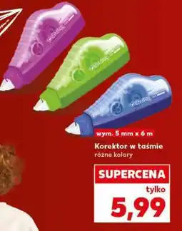 Kaufland Korektor w taśmie oferta