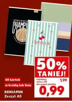 Kaufland BENIAMIN Zeszyt A5 oferta